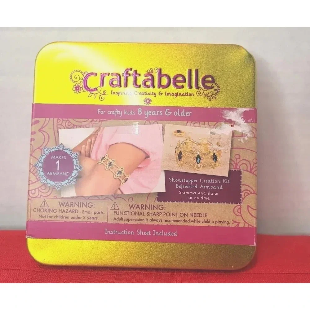 Craftabelle Showstopper Creation Kit Bejeweled Armband Makes 1 NEW Ages‎ 8+